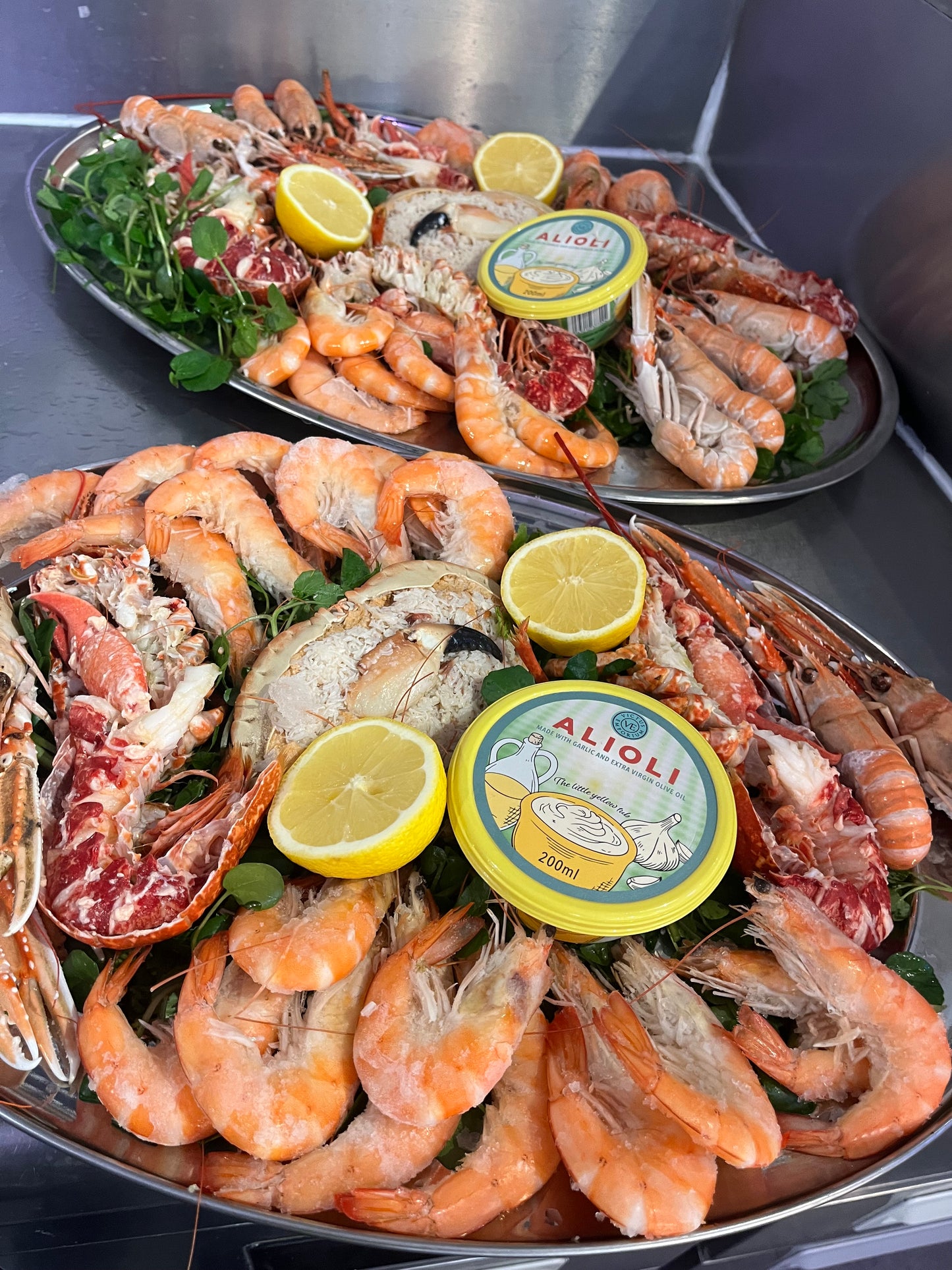 Seafood platter